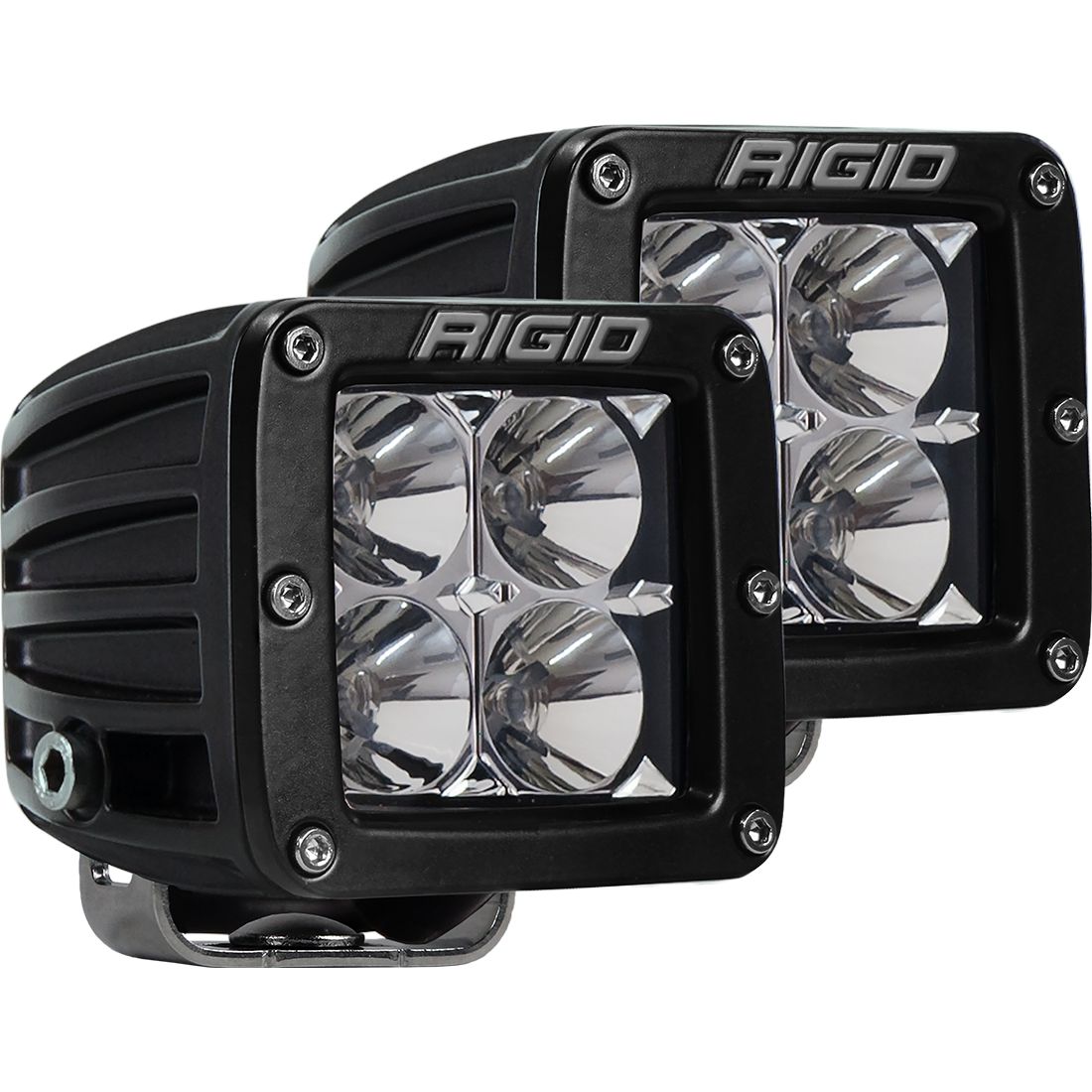 RIGID D-Series PRO Flood LED Pods — Pair